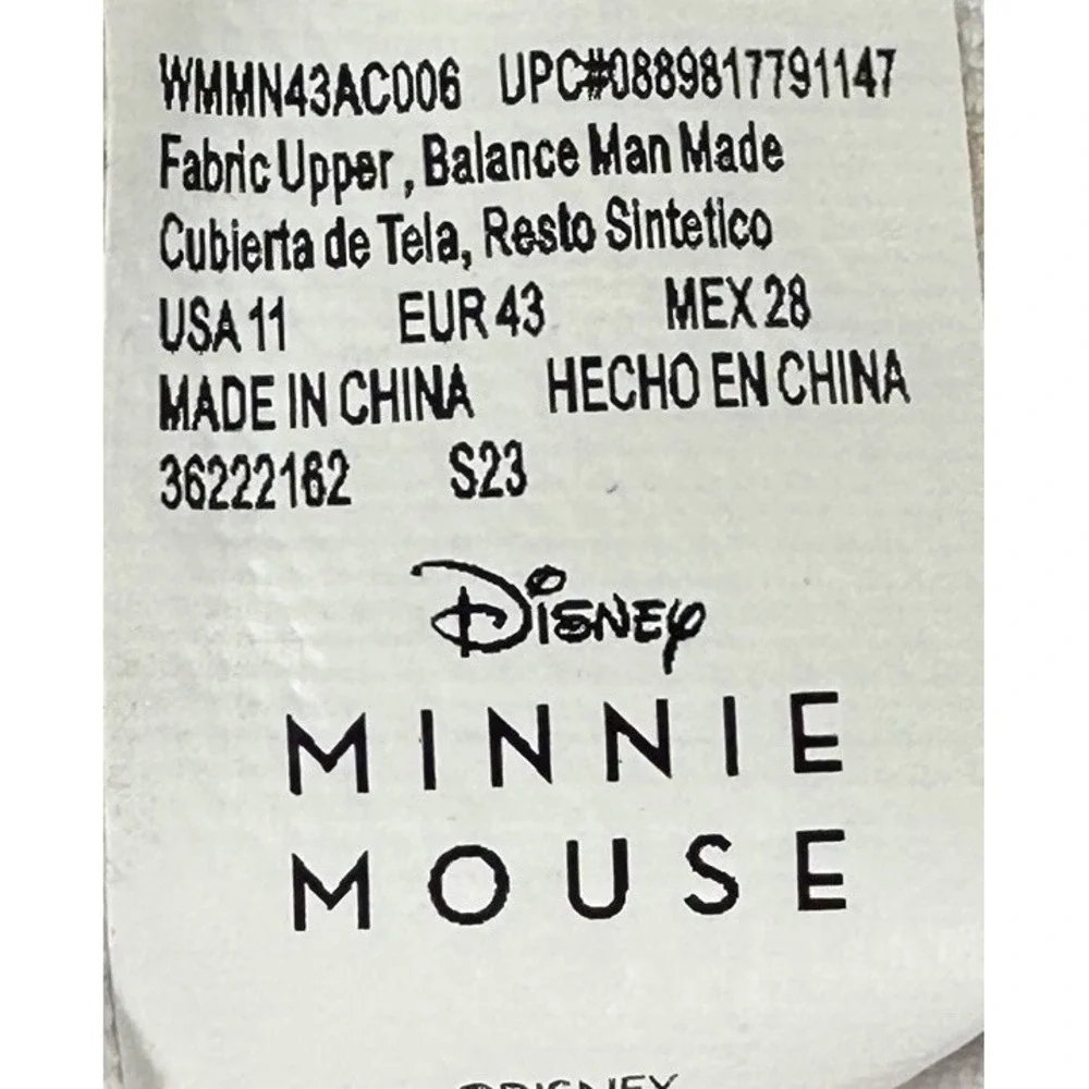 Disney Minnie Mouse Low Top Court Canvas Lace Up Polka Dot Red Sneaker Shoes 11